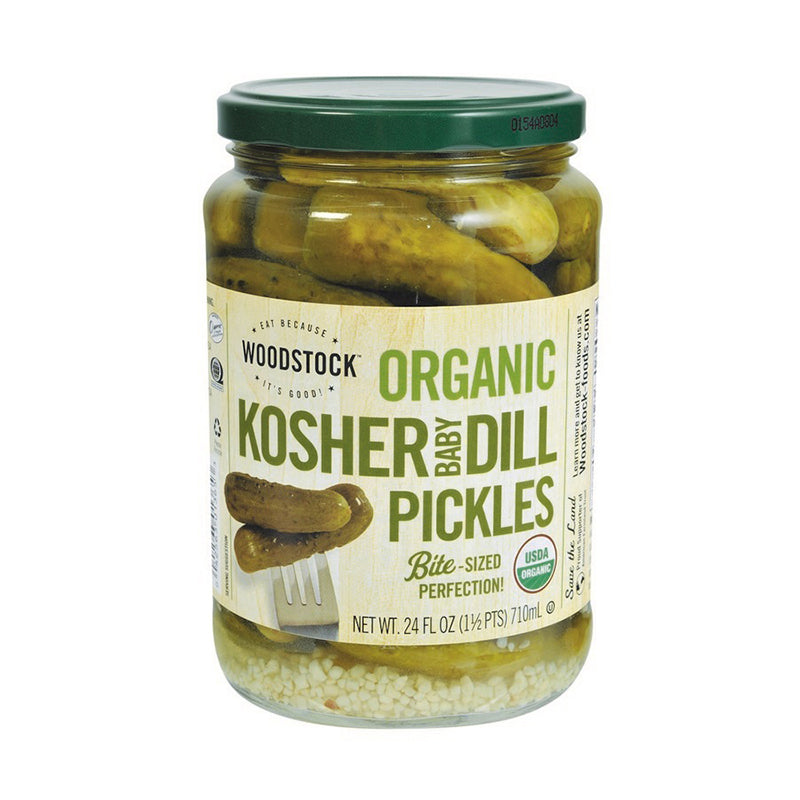 Organic Kosher Dill Pickles Baby 710ml