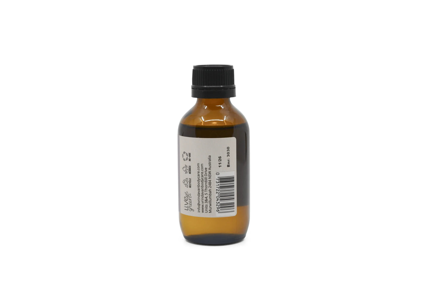 Castor Oil - Certified Organic - 100mL Glass Bottle