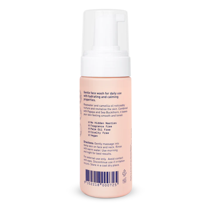 Noosa Basic Foaming Face Wash With Rosewater & Sea Buckthorn