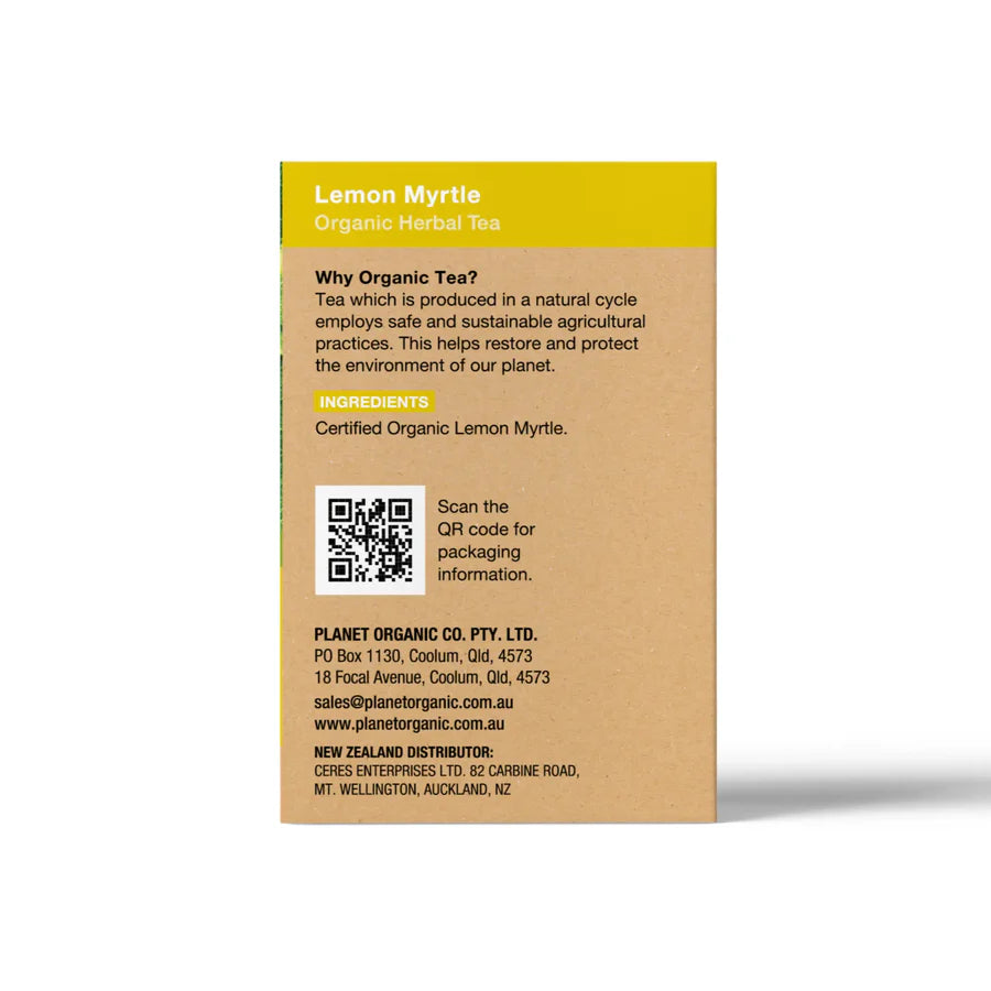 Lemon Myrtle 25 Teabags - Certified Organic