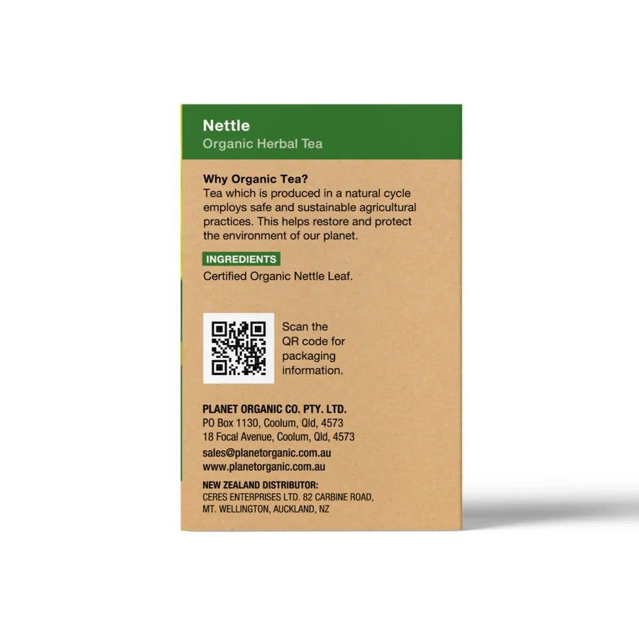 Nettle Tea 25 Tea Bags - Certified Organic