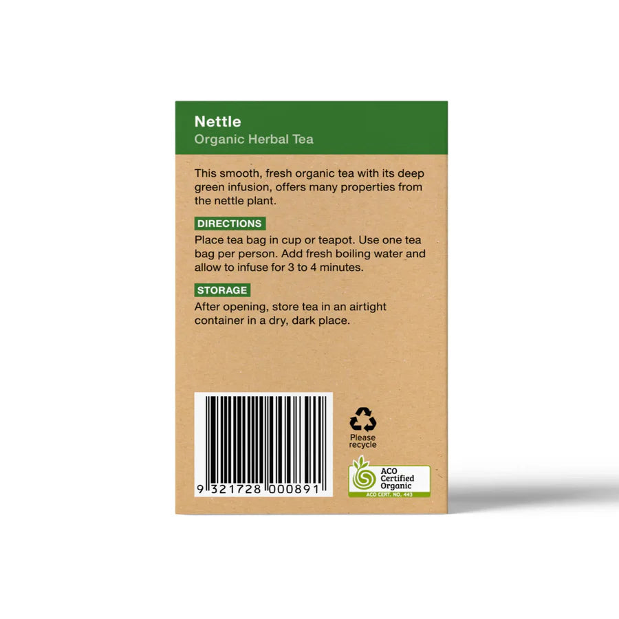 Nettle Tea 25 Tea Bags - Certified Organic
