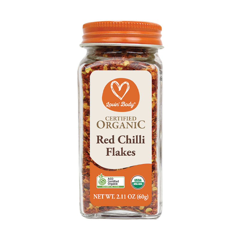 Certified Organic Red Chilli Flakes