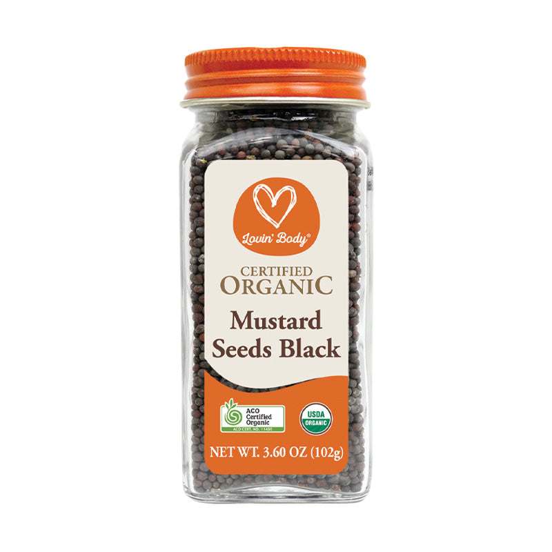 Certified Organic Mustard Seeds Black