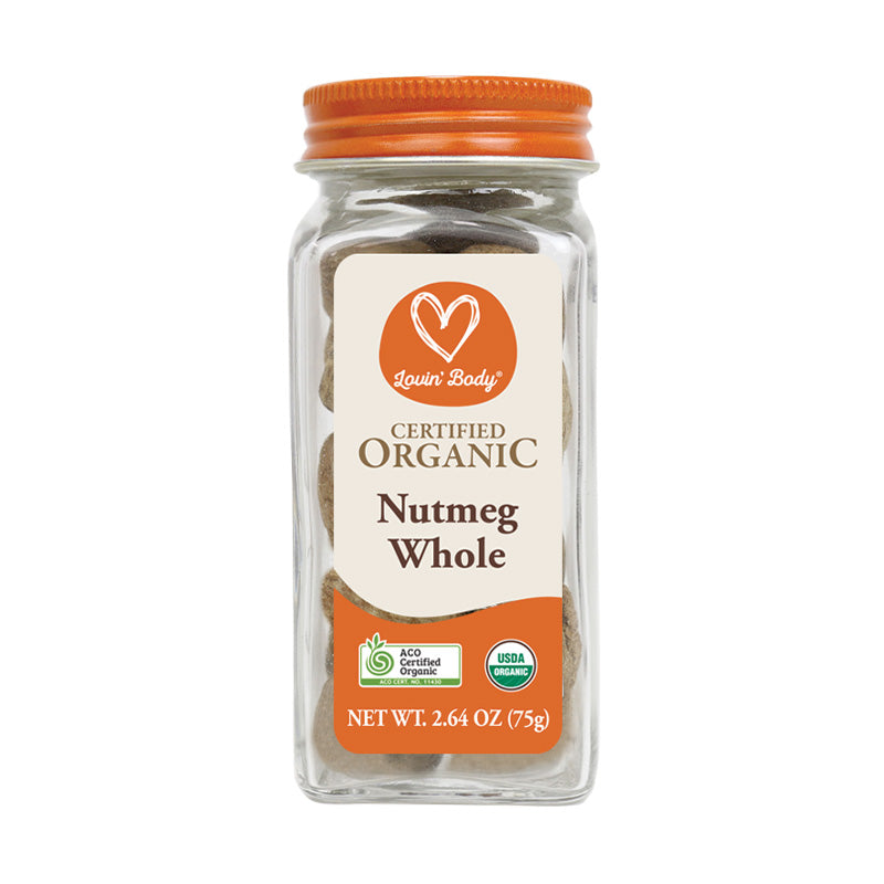 Certified Organic Nutmeg Whole
