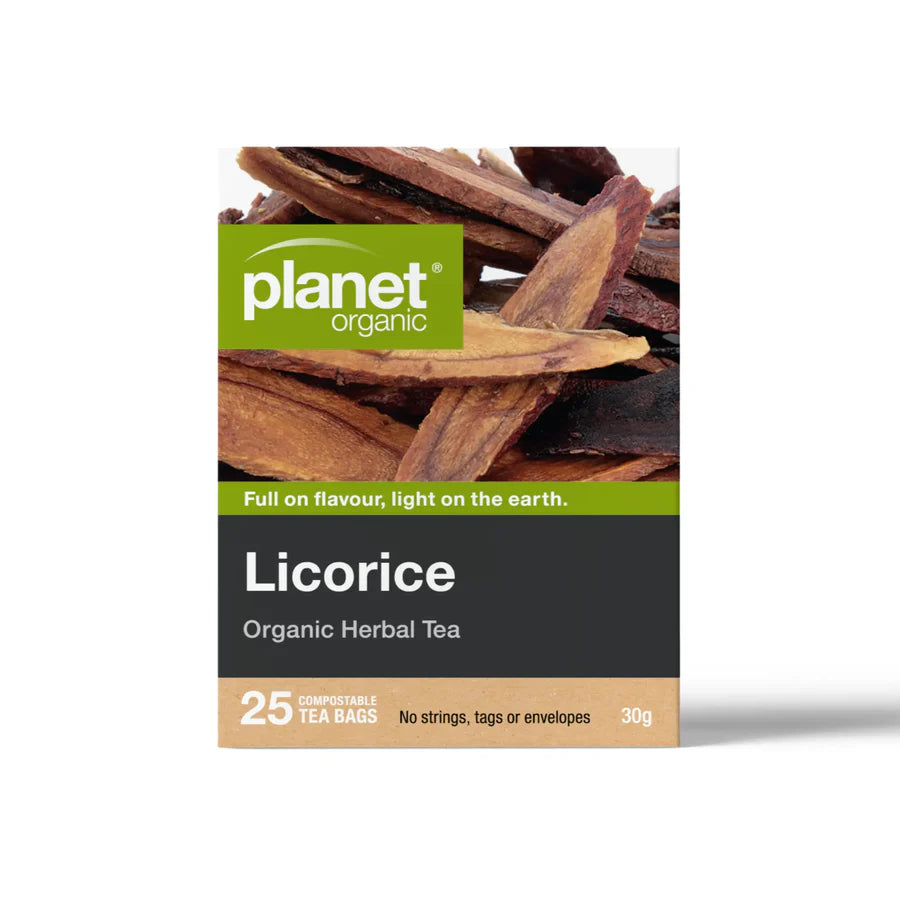 Licorice Tea 25 Tea Bags - Certified Organic