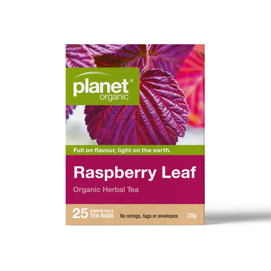 Raspberry Leaf Tea 25 Tea Bags - Certified Organic