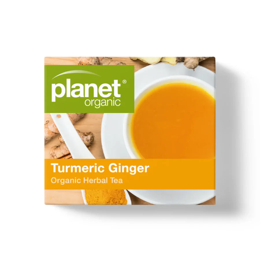 Turmeric and Ginger 25 Teabags - Certified Organic