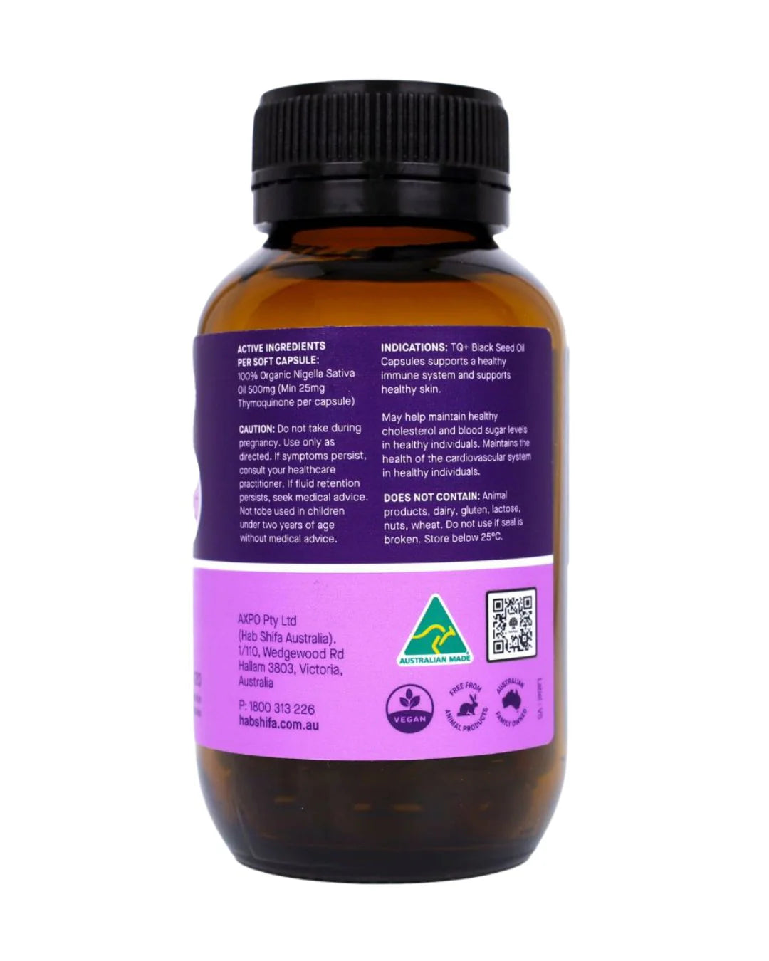 TQ+ Ultra Strength Black Seed Oil 120 Capsules