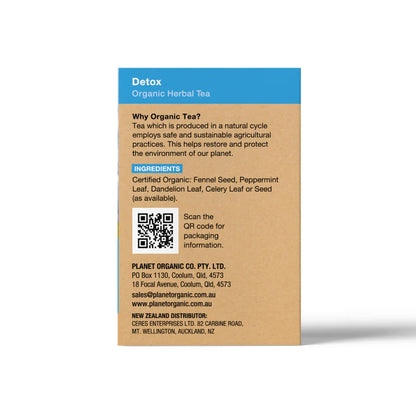 Detox 25 Teabags - Certified Organic