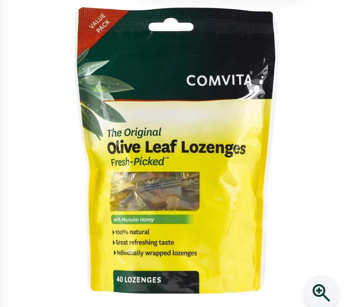 Comvita Olive Leaf Lozenges 40 Lozenges
