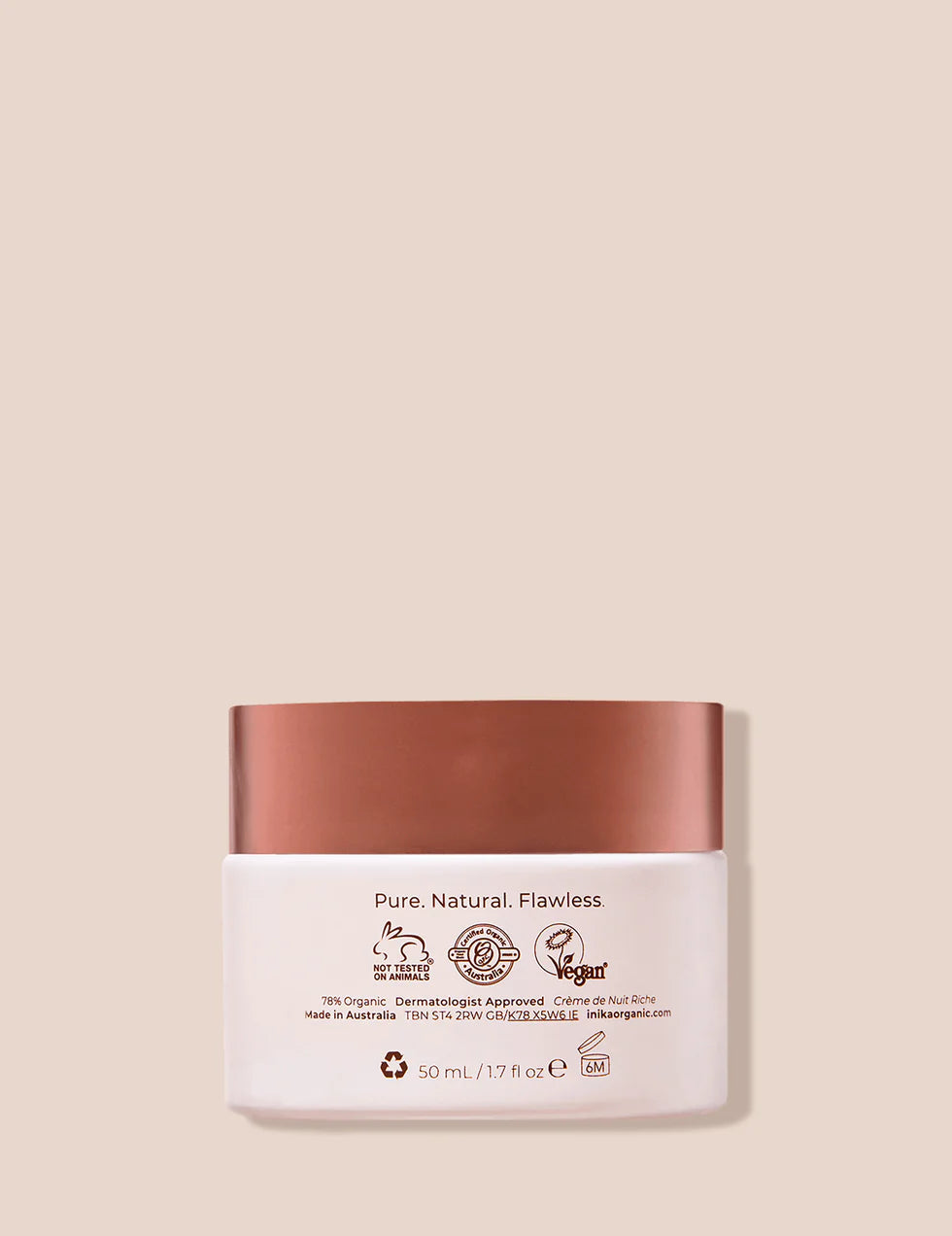 INIKA Organic Phytofuse Renew Rich Night Cream 50ml