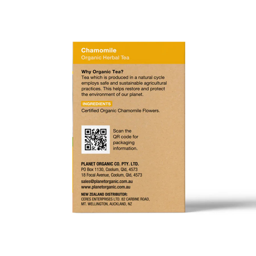 Chamomile Tea 25 Tea Bags - Certified Organic