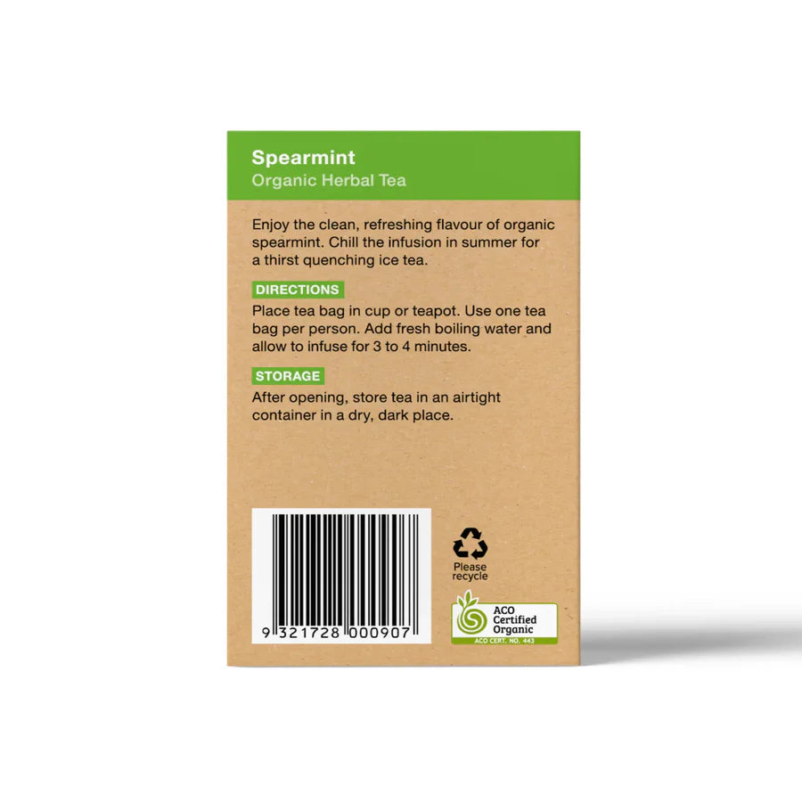 Healing Concepts Organic Spearmint Tea 40g (Single Box)