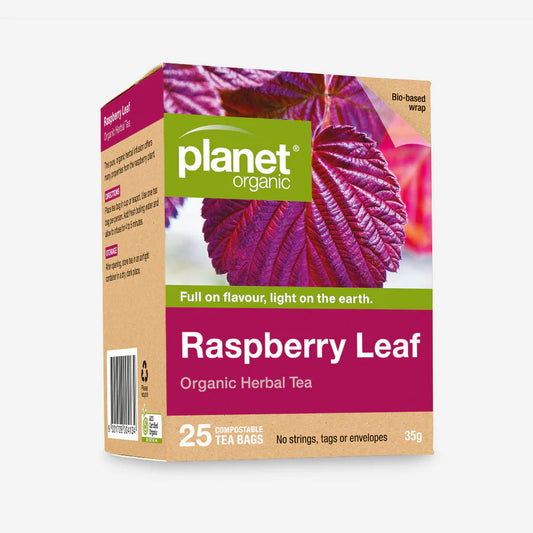 Raspberry Leaf Tea 25 Tea Bags - Certified Organic