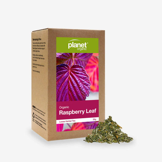 Raspberry Leaf Tea Loose Leaf 35g - Certified Organic