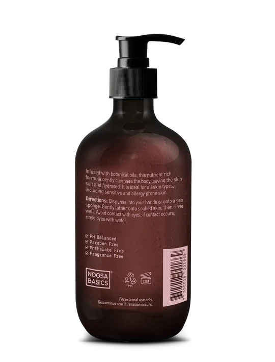 Noosa Basic Body & Hand Wash - Rose Geranium & Frankincense