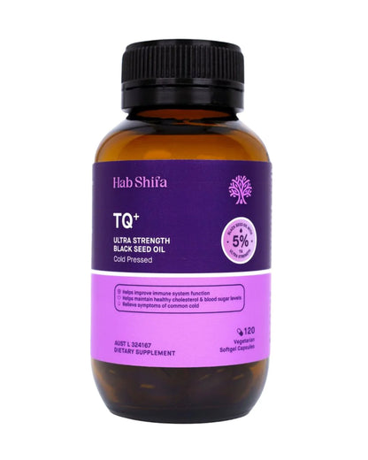 TQ+ Ultra Strength Black Seed Oil 120 Capsules